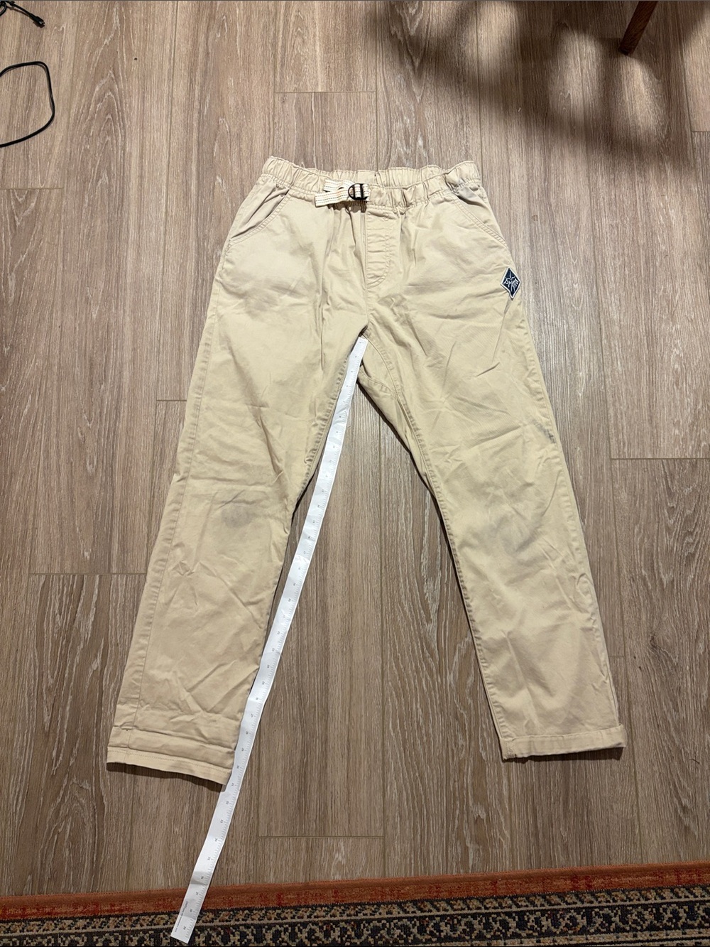 Prana Men's Drawstring Chinos in Light Cream